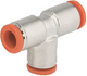 Raccord enfichable pour travaux métalliques, pièce en T RL5 6mm