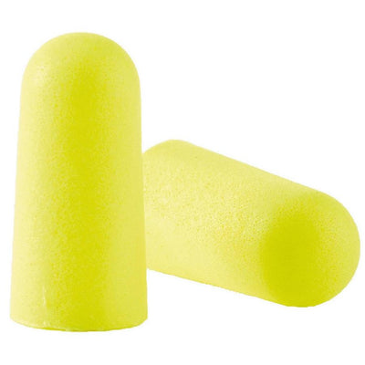 Bouchons d'oreilles 3m néons jaunes souples (250 paires)