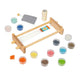 Bigjigs Fenêtre de perle en bois weefs