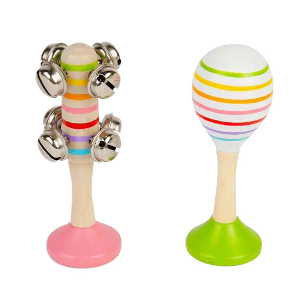 Bigjigs Wooden Musical Shak Set, 2e.