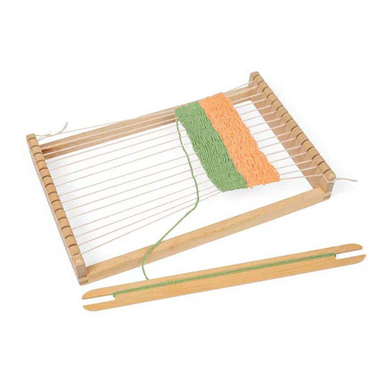 Bigjigs Set Windows de tissage en bois, 10dlg.