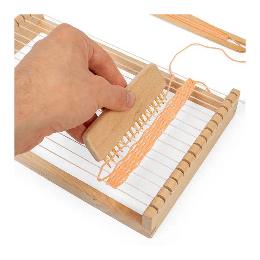 Bigjigs Set Windows de tissage en bois, 10dlg.