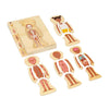 Bigjigs anatomiepuzzel en bois - fille, 26e.