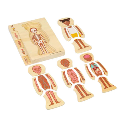 Bigjigs anatomiepuzzel en bois - fille, 26e.