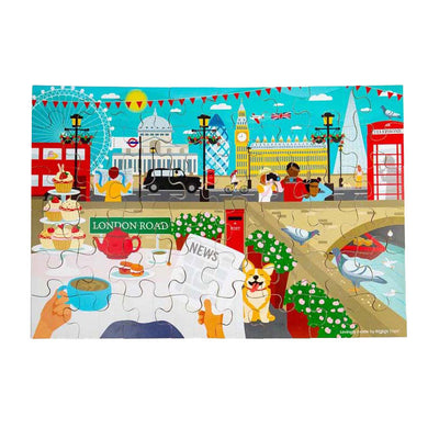 Bigjigs Puzzle en bois de London City, 48e.