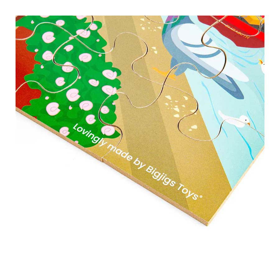 Bigjigs Puzzle en bois de London City, 48e.