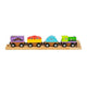 Bigjigs Wooden Monster Train, 4dlg.