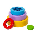 Bigjigs Tour de fleurs en bois, 5dlg. - afbeelding 1