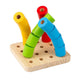 Bigjigs Board Board Pin tremblant, 17dlg.