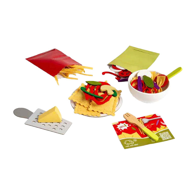 Bigjigs Pâtes pour deux jeux de jeu, 64dlg.