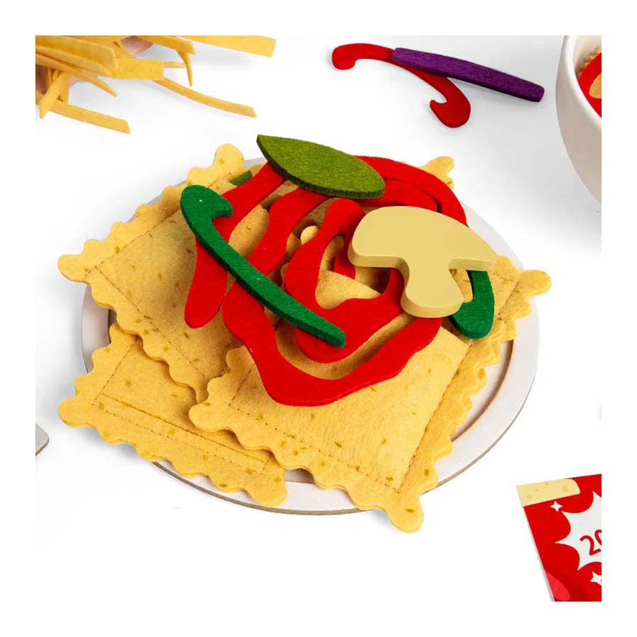 Bigjigs Pâtes pour deux jeux de jeu, 64dlg.
