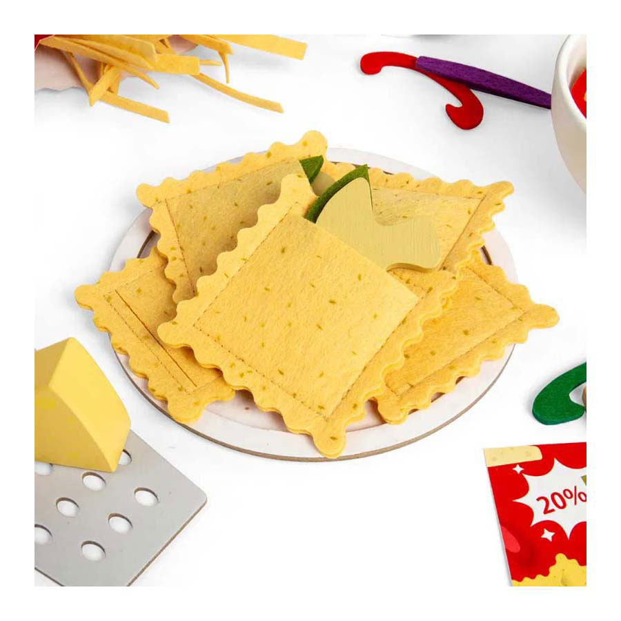 Bigjigs Pâtes pour deux jeux de jeu, 64dlg.