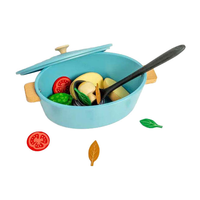 Bigjigs Wooden Stew Play Set, 17dlg.