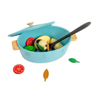 Bigjigs Wooden Stew Play Set, 17dlg.