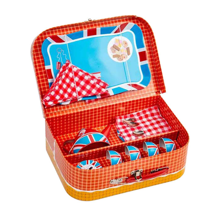 Bigjigs London Tea set play set, 24dlg.