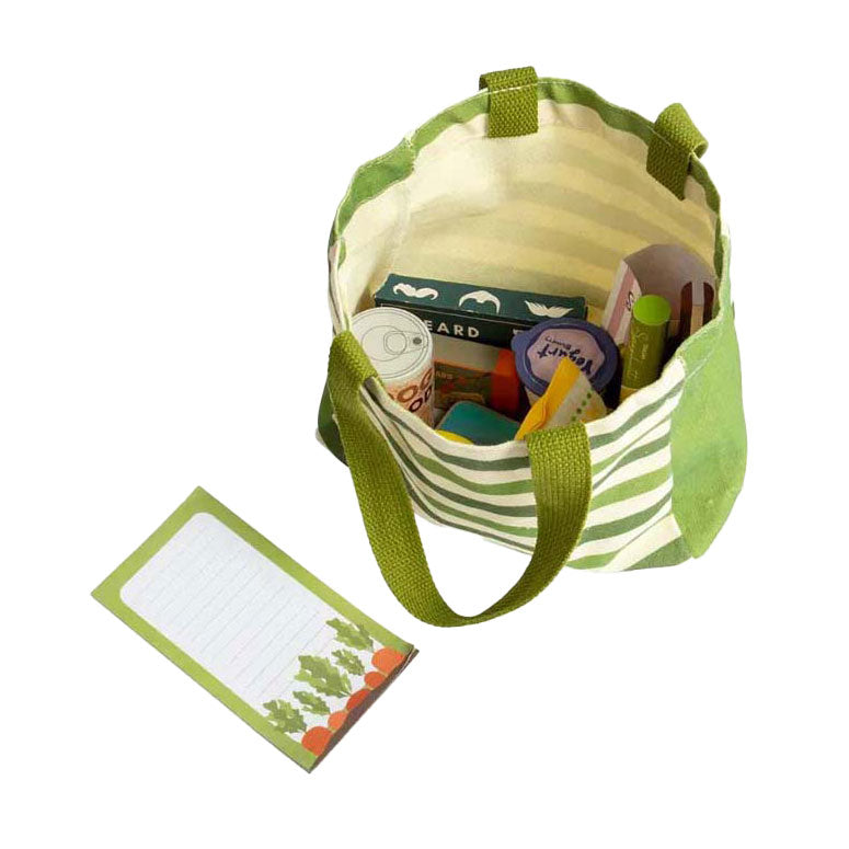 Set de jeu de shopping en bois Bigjigs, 17dlg.