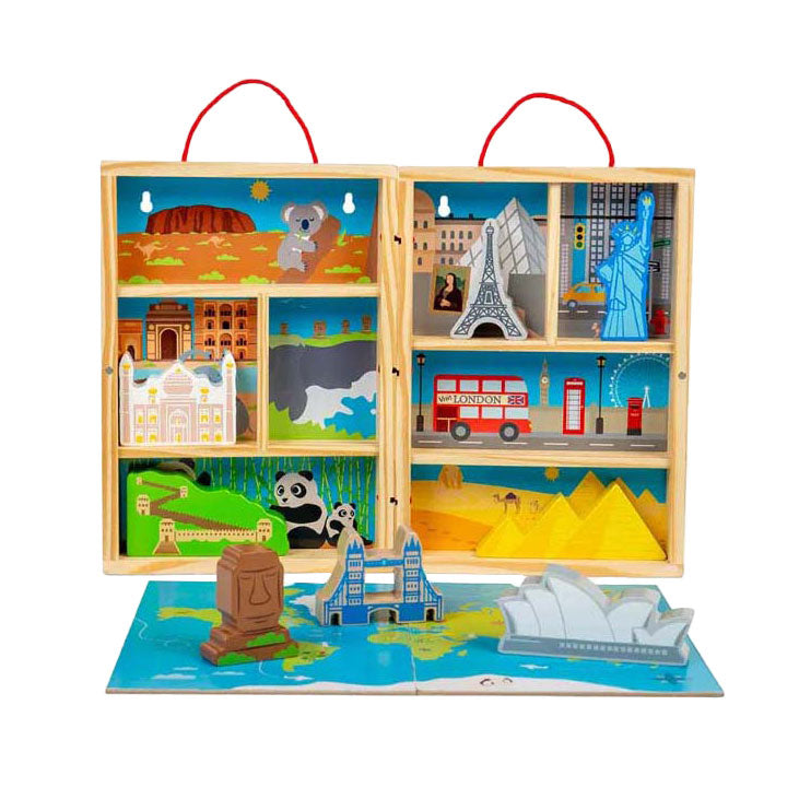Bigjigs Wooden Reis Play Set, 10dlg.