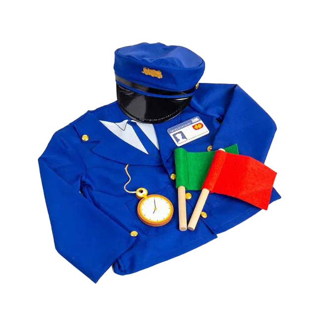 Bigjigs Train Machinist Reds Set avec des accessoires