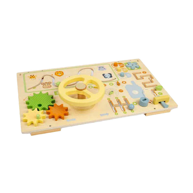 Planche d'activités jungle en bois Bigjigs