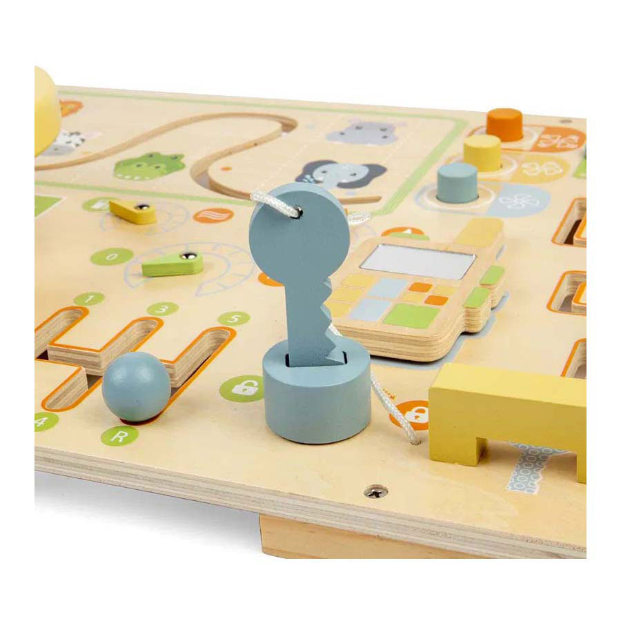 Planche d'activités jungle en bois Bigjigs