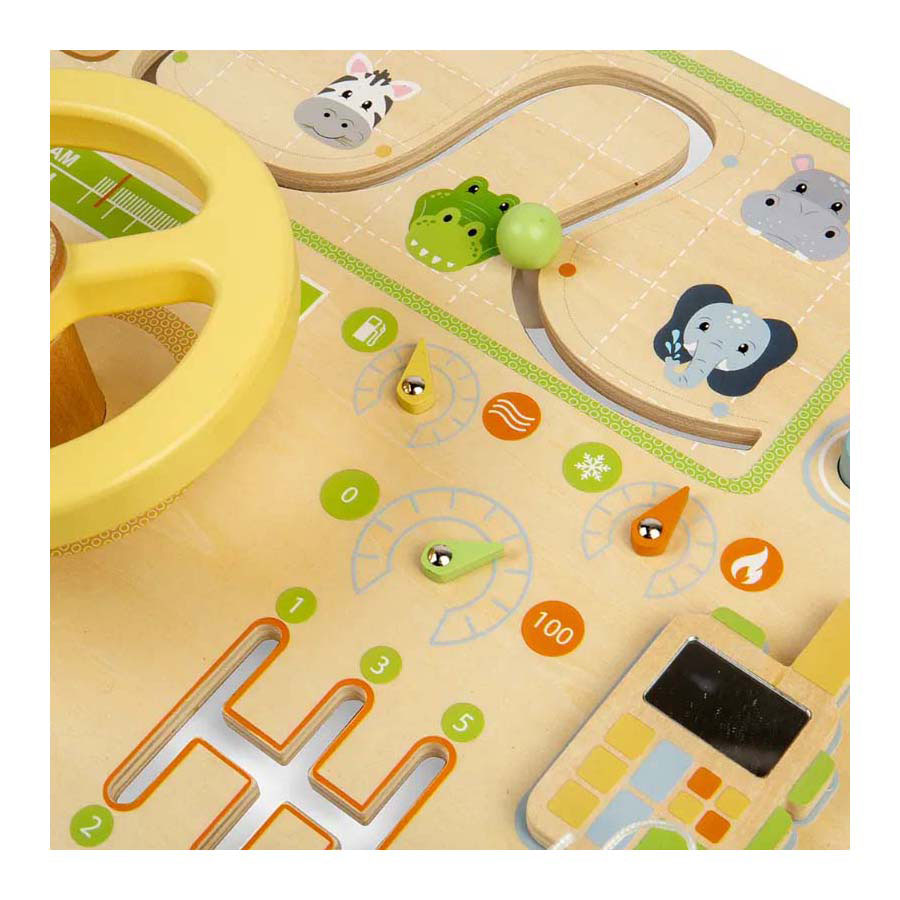 Planche d'activités jungle en bois Bigjigs