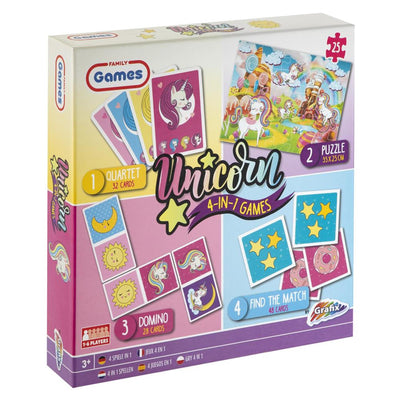 Grafix Game Box 4in1 Unicorn