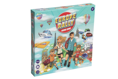 Moxy jeu de société rallye européen 24x25x4cm