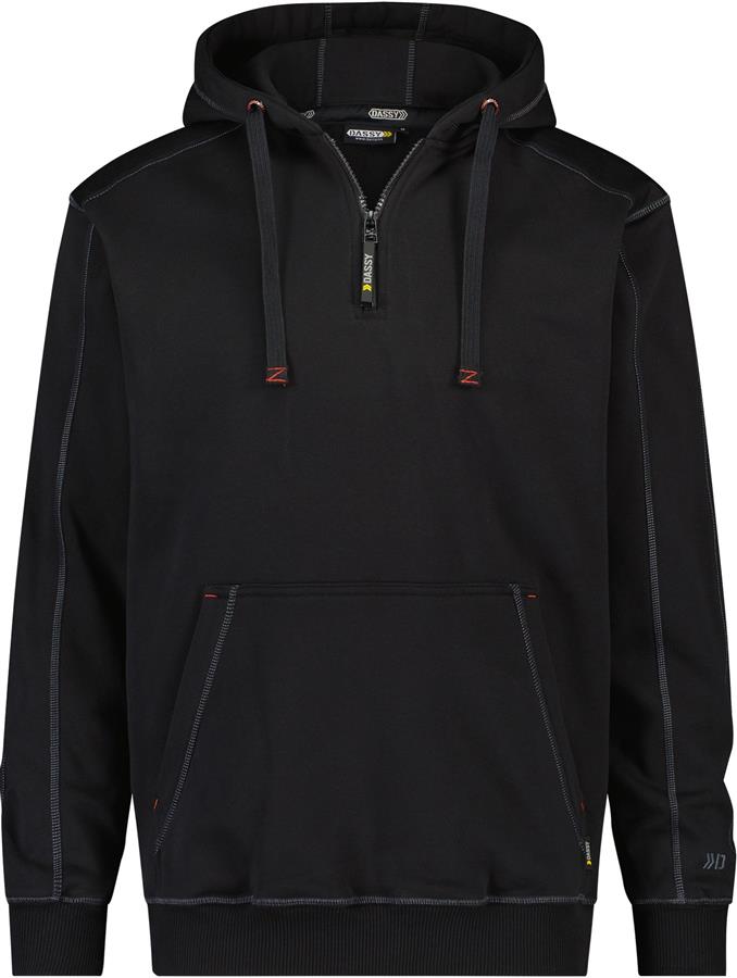 Dassy sweat à capuche indy noir l