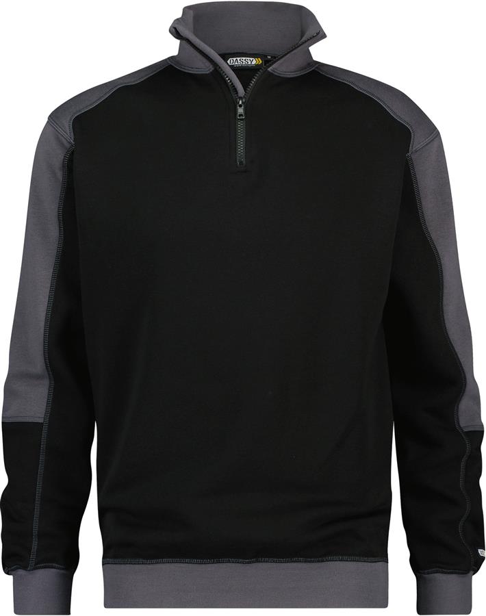 Dassy pull basiel noir gris s