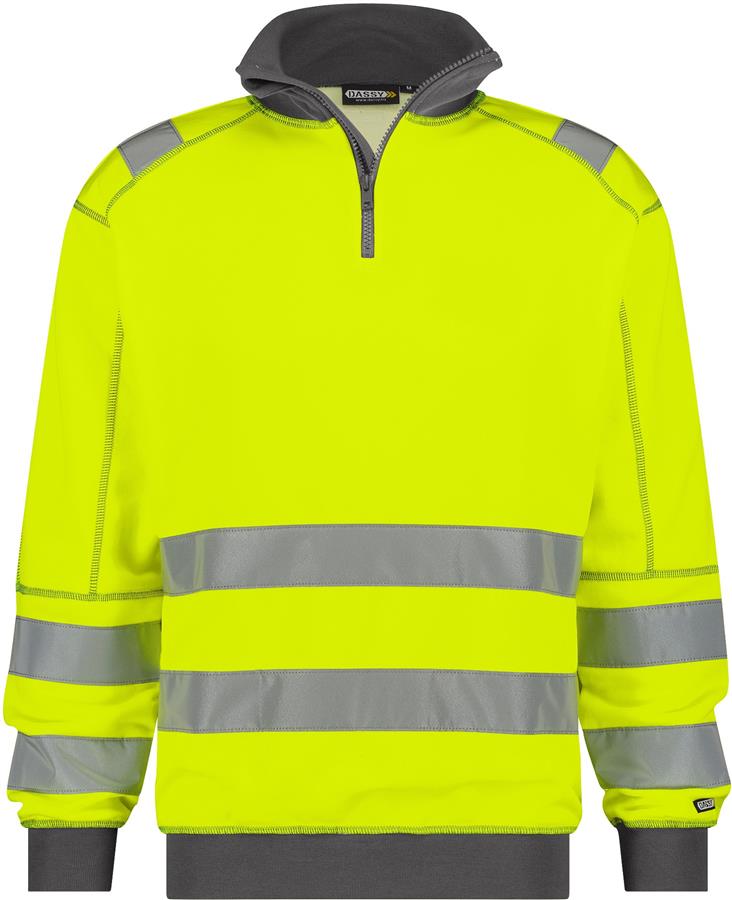 Pull haute visibilité Dassy Denver jaune gris l