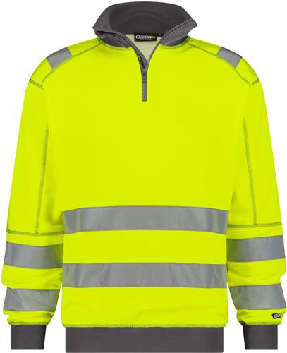 Pull Dassy haute visibilité Denver jaune gris xxl
