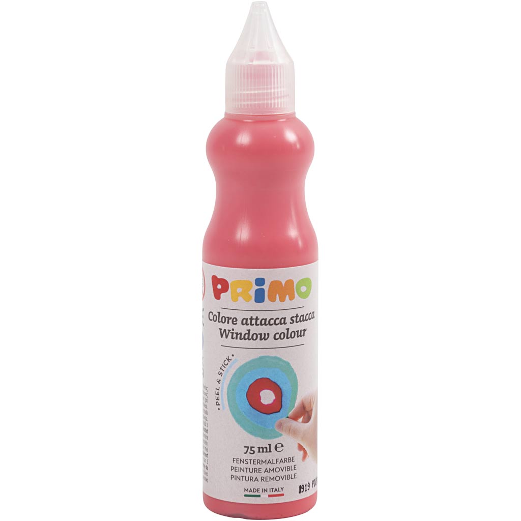 Peinture pour fenêtres Primo, d : 3,2 cm, env. 75 ml, rouge, 75 ml 1 flacon