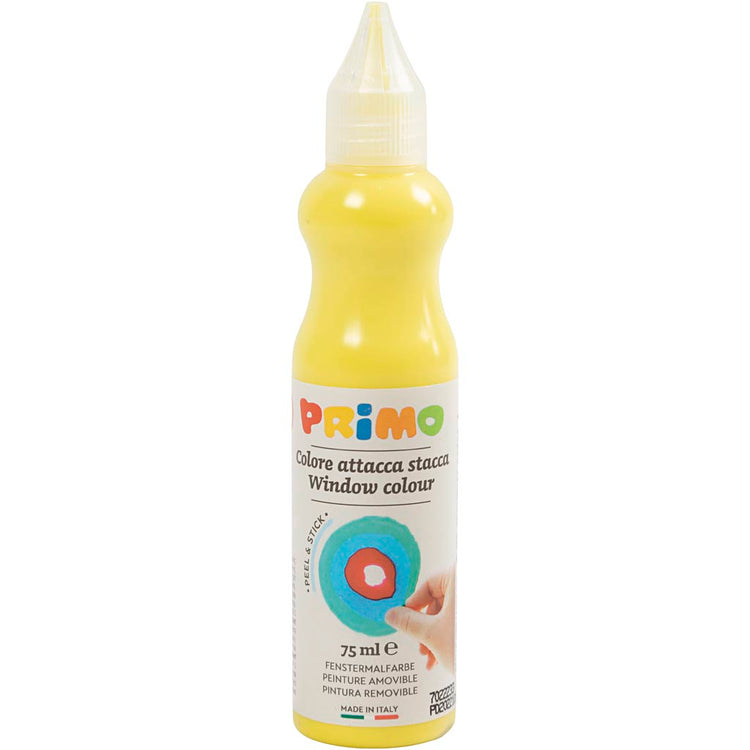 Peinture pour fenêtres Primo, d : 3,2 cm, env. 75 ml, jaune, 75 ml 1 flacon