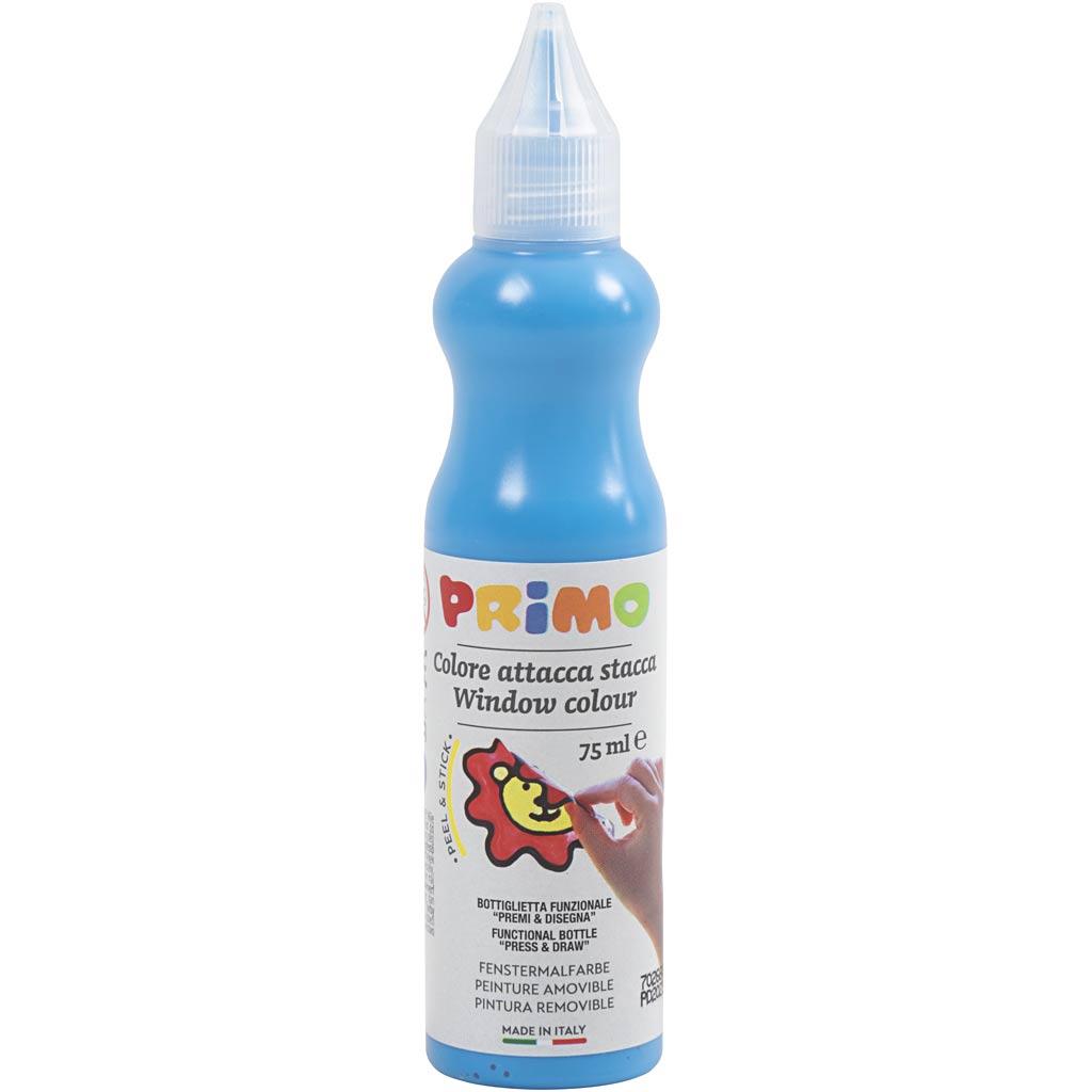 Peinture pour fenêtres Primo, bleue, 75 ml 1 bouteille