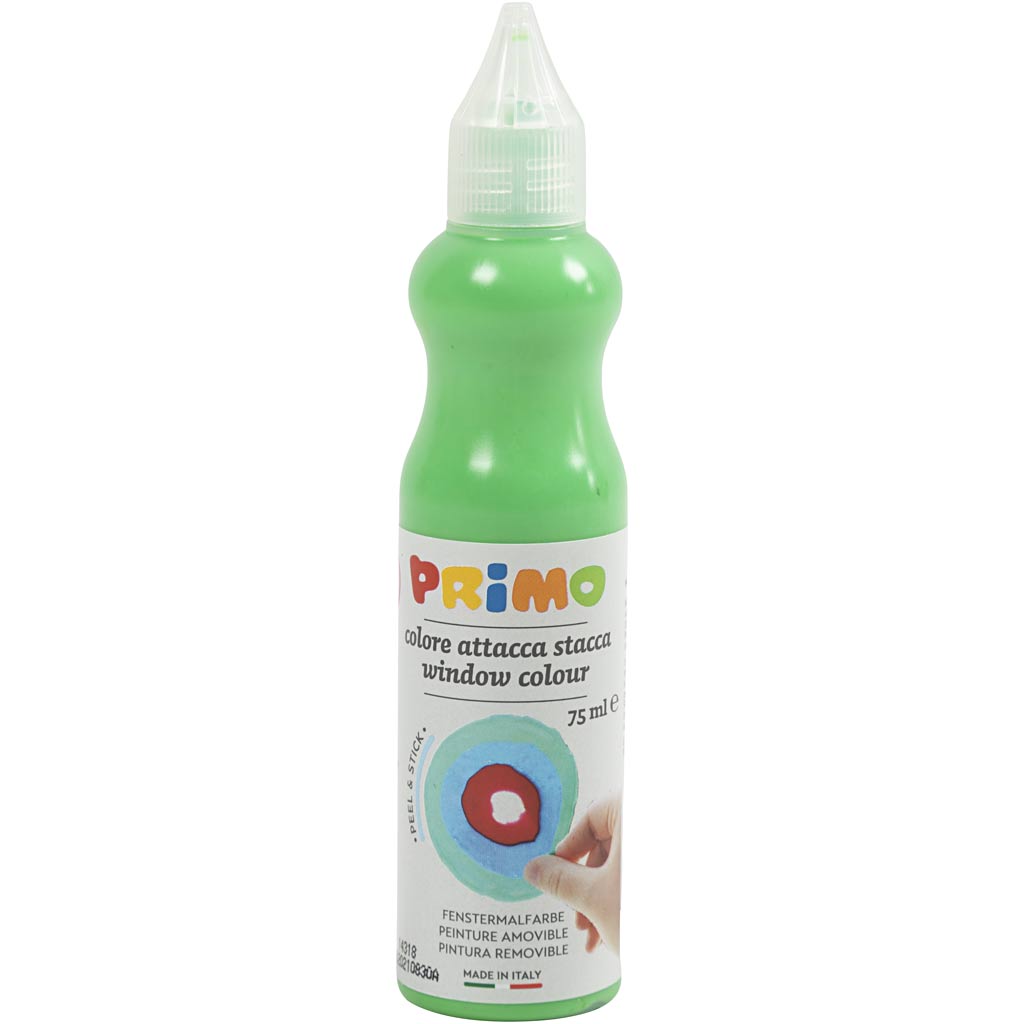 Peinture pour fenêtres Primo, verte, 75 ml 1 bouteille