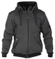 Veste sweat Dassy pulse anthracite noir m