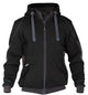 Veste sweat Dassy pulse noir anthracite xl