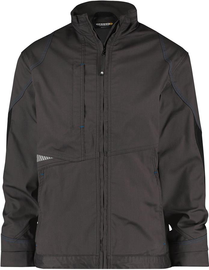 Veste de travail Dassy gris atome noir xxl
