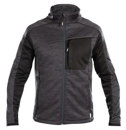 Dassy cardigan couche intermédiaire convexe gris noir s