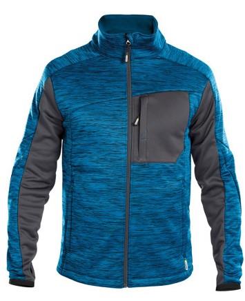 Dassy cardigan couche intermédiaire convexe bleu azur anthracite 3xl