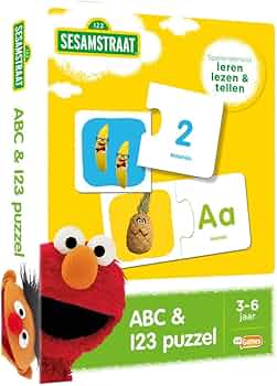 Juste des jeux rue sésame abc 123 puzzle | 6 pièces