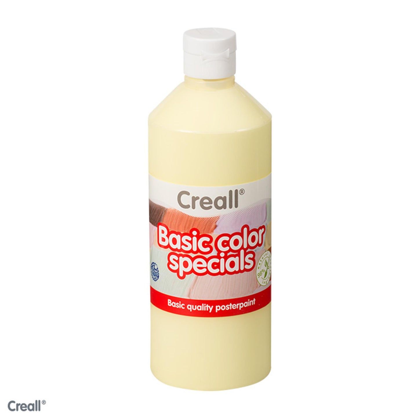 Creall School Paint Pastel Jaune, 500 ml
