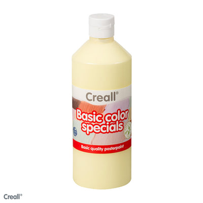 Creall School Paint Pastel Jaune, 500 ml