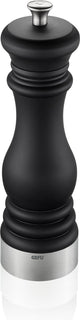 Moulin à sel ou à poivre Gefu Flavio – 21 cm – broyeur en céramique – réglable en continu – noir mat
