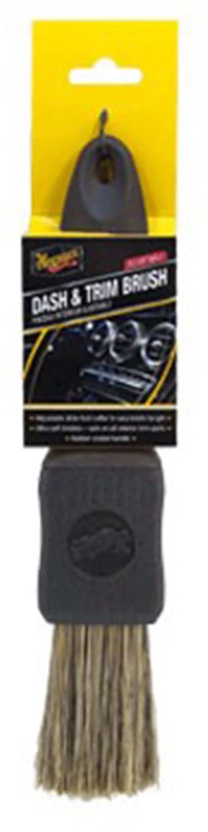 Meguiar's Brosse pour garniture de tableau de bord Meguiar's – Brosse pour intérieur de voiture – Poils souples réglables – Brosse pour détails de voiture