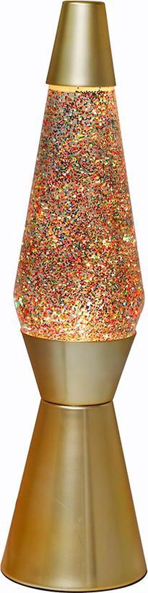 Paillettes en or lavalamp, 40 cm
