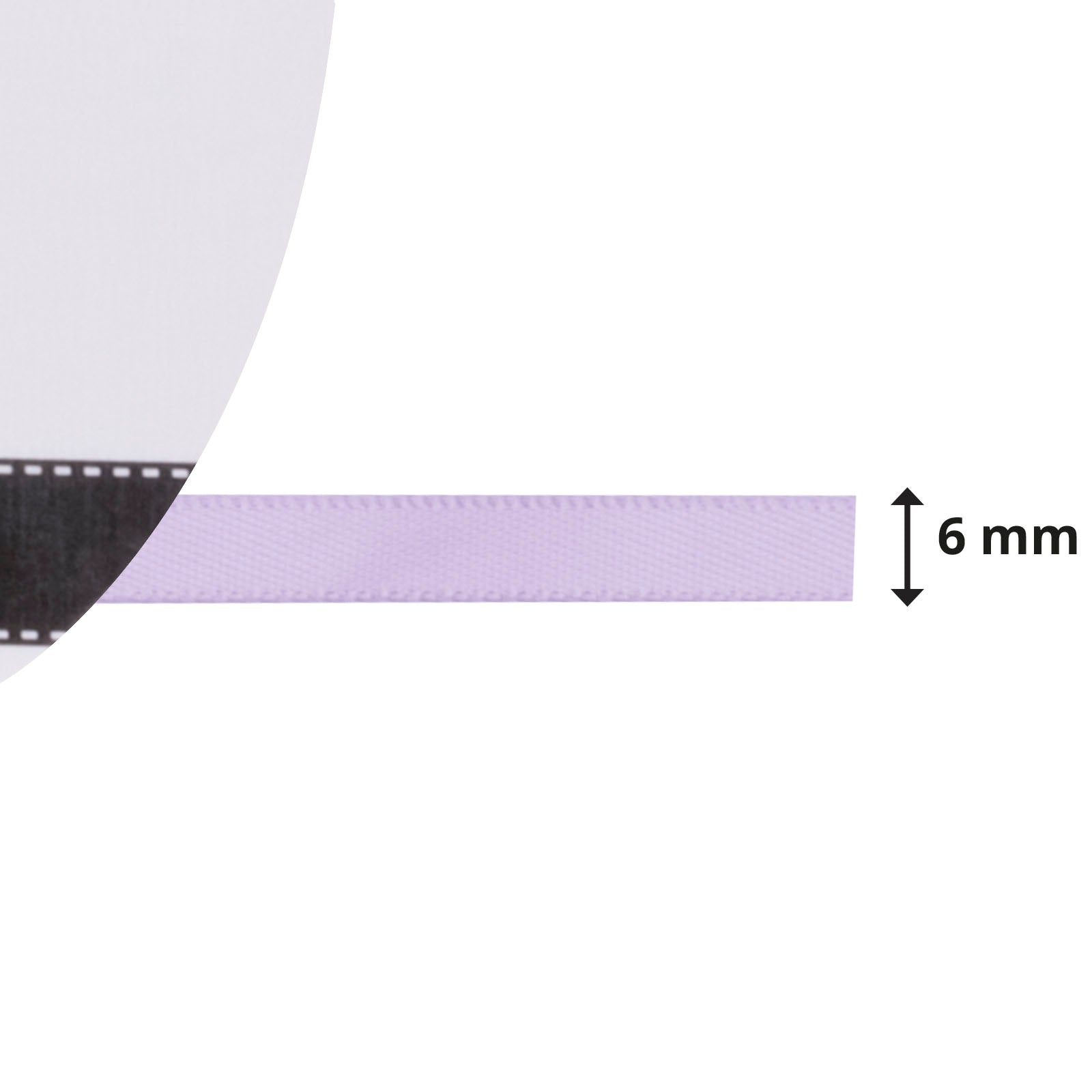 Vaessen creative • ruban satin 6mmx10m lilas