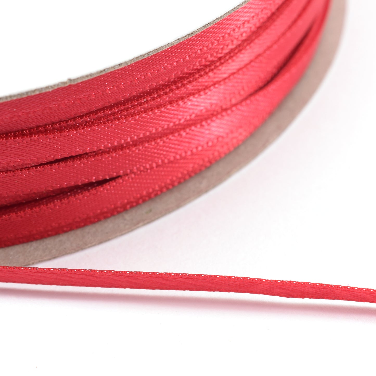 Vaessen creative • ruban satin 3mmx100m rouge