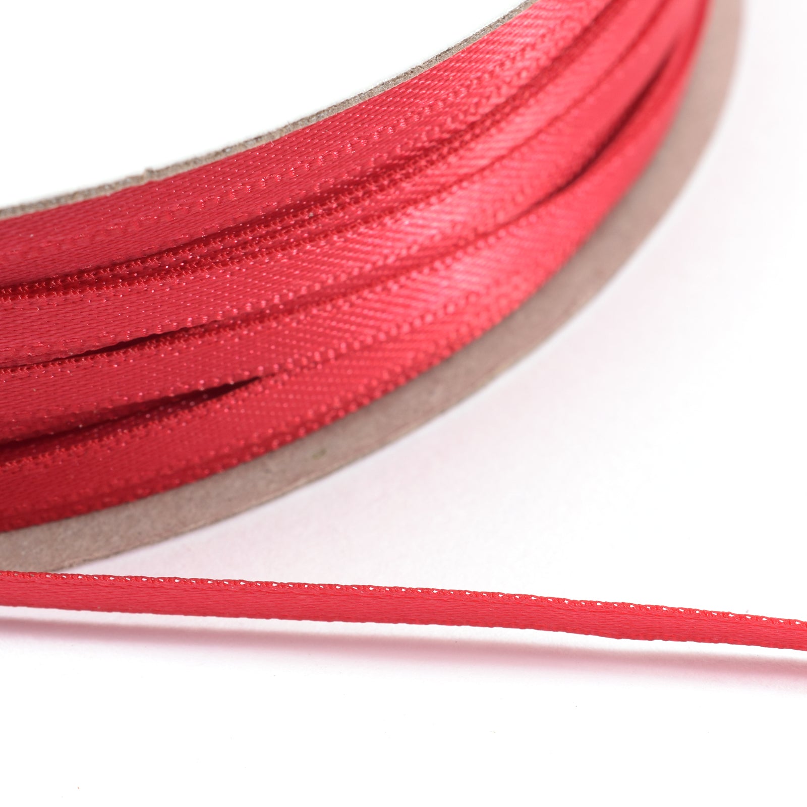 Vaessen creative • ruban satin 3mmx100m rouge