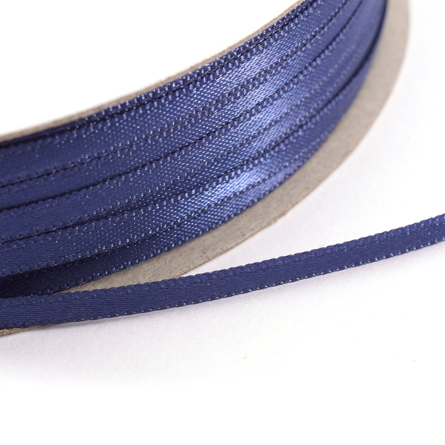 Vaessen creative • ruban satin 3mmx100m bleu foncé